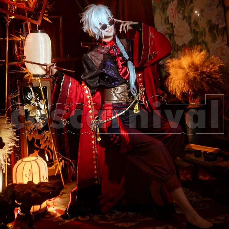 China-Style New Outfit Cosplay cosplay costume from NIJISANJI Kuzuha, detail 2 view 1