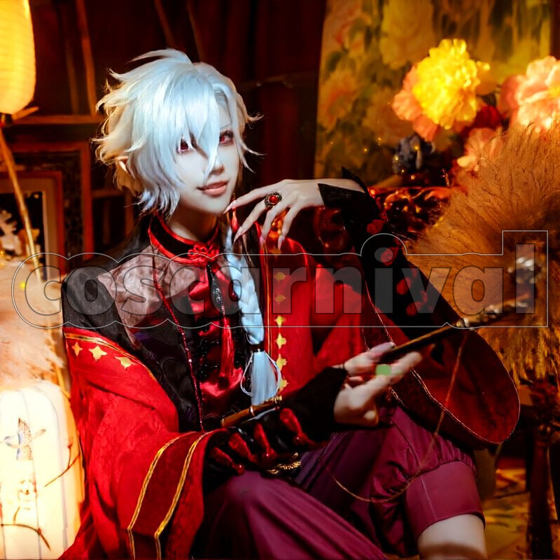 China-Style New Outfit Cosplay cosplay costume from NIJISANJI Kuzuha, detail 4 view 1