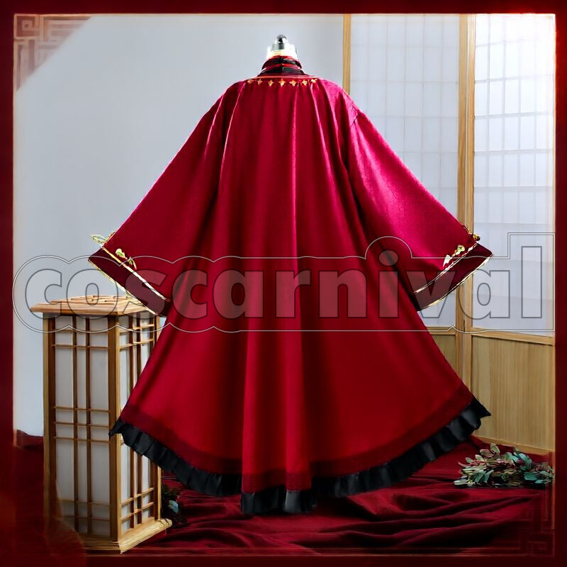 China-Style New Outfit Cosplay cosplay costume from NIJISANJI Kuzuha, back view 1