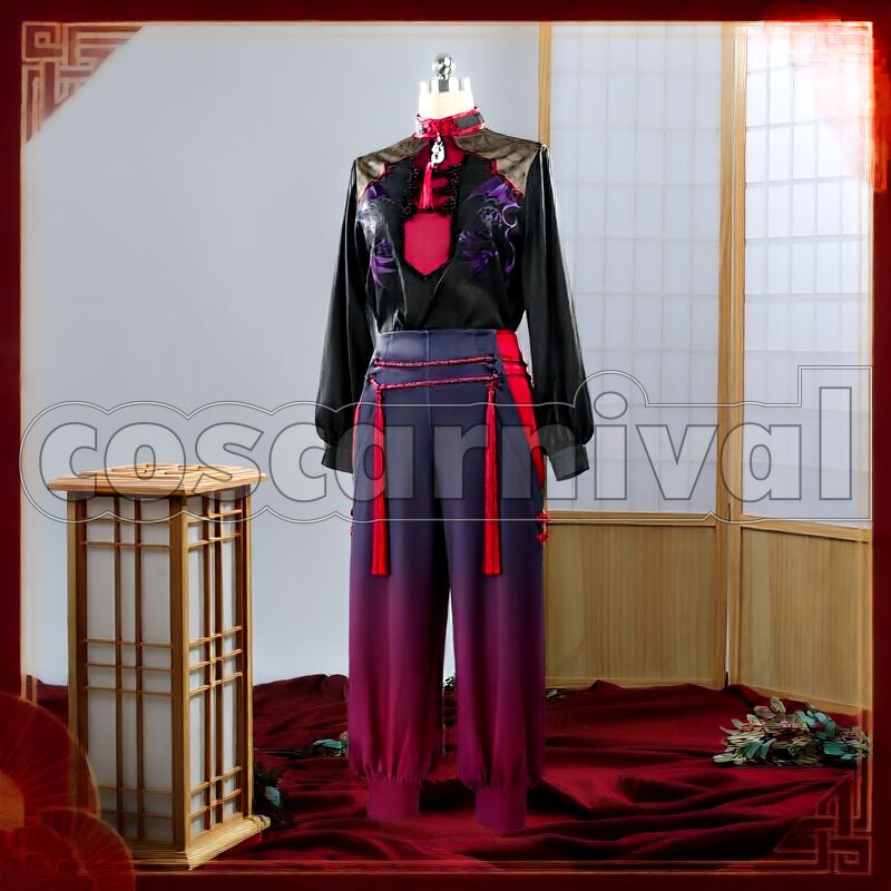 China-Style New Outfit Cosplay cosplay costume from NIJISANJI Kuzuha, front view 1