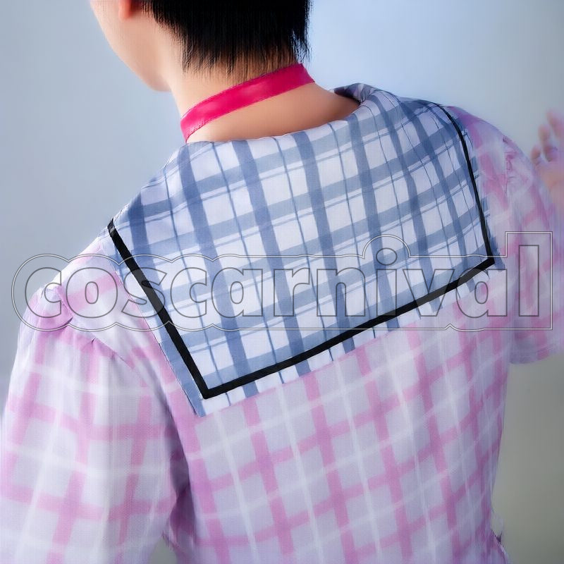 New Retro Style Sailor Outfit Cosplay cosplay costume from Nijisanji Kuzuha, detail 7 view 1
