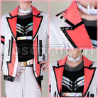 1st LIVE Over Drive Akagi Wen Merch Outfit Cosplay cosplay costume from Nijisanji MECHATU-A, front view 5