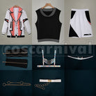 1st LIVE Over Drive Akagi Wen Merch Outfit Cosplay cosplay costume from Nijisanji MECHATU-A, set view