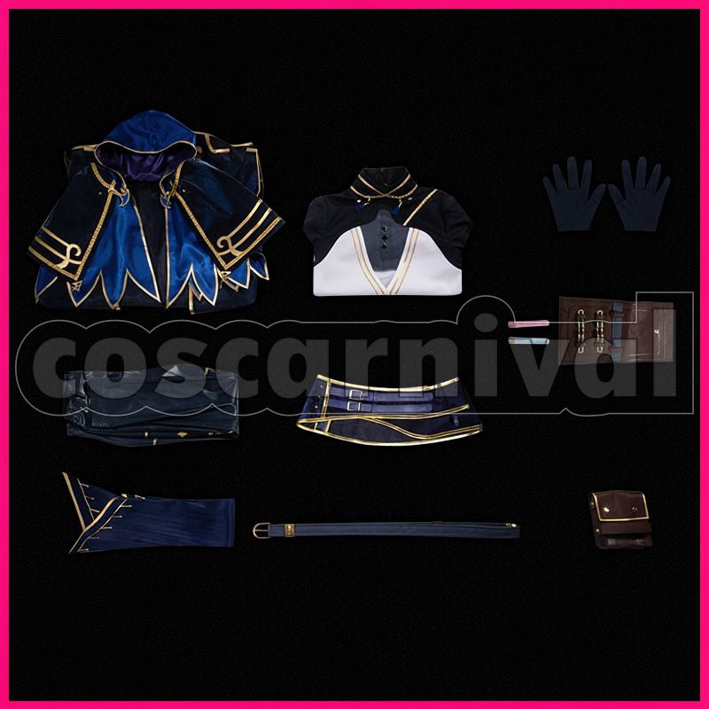 Kestrel Cosplay cosplay costume from NIJISANJI Milan, set view