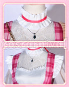 Gurin Checkered Pattern New Outfit Without Sweater Cosplay cosplay costume from Nijisanji Petra, detail-2