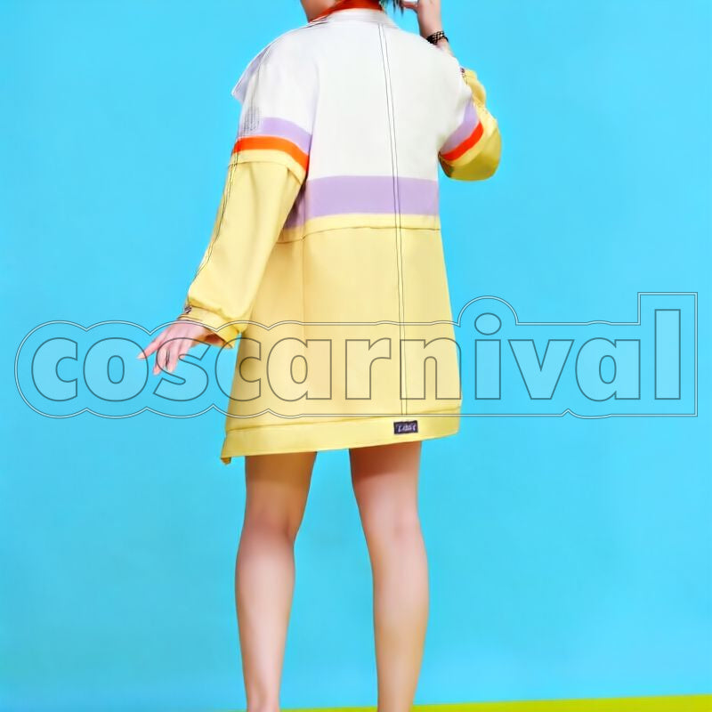 Umise Yotsuha Cosplay cosplay costume from NIJISANJI Ranunculus, back view