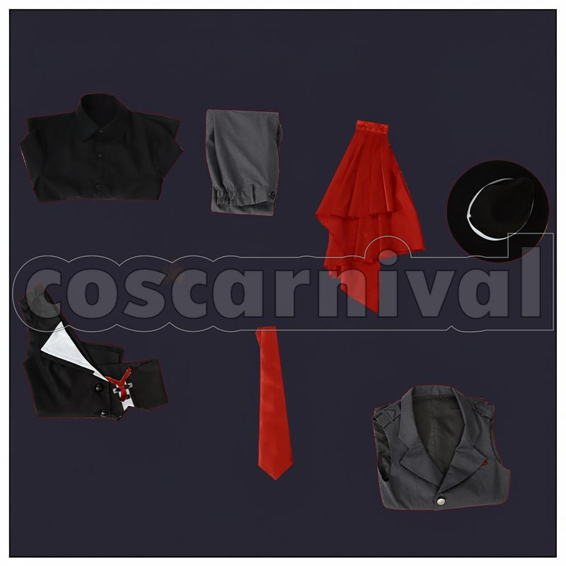 Kagami Hayato Cosplay cosplay costume from NIJISANJI ROF-MAO, set view
