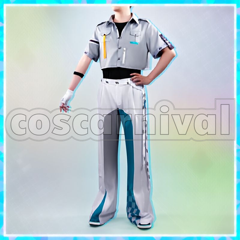 Kaida Haru 1st Full Album Overflow 2nd Anniversary Outfit Cosplay cosplay costume from Nijisanji ROF-MAO, front view 2