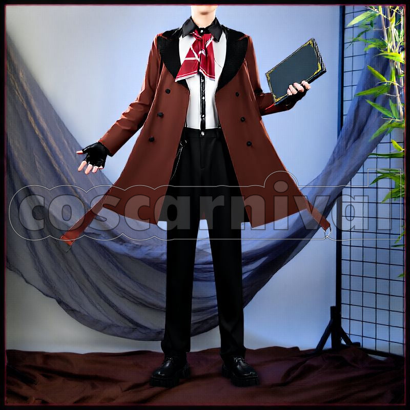 Akina Assistant Outfit Cosplay cosplay costume from NIJISANJI Saegusa, front view 2