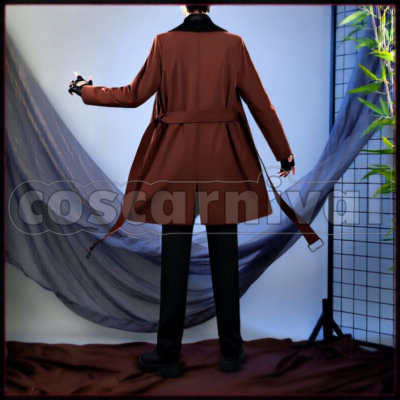 Akina Assistant Outfit Cosplay cosplay costume from NIJISANJI Saegusa, back view 1