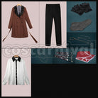 Akina Assistant Outfit Cosplay cosplay costume from NIJISANJI Saegusa, set view