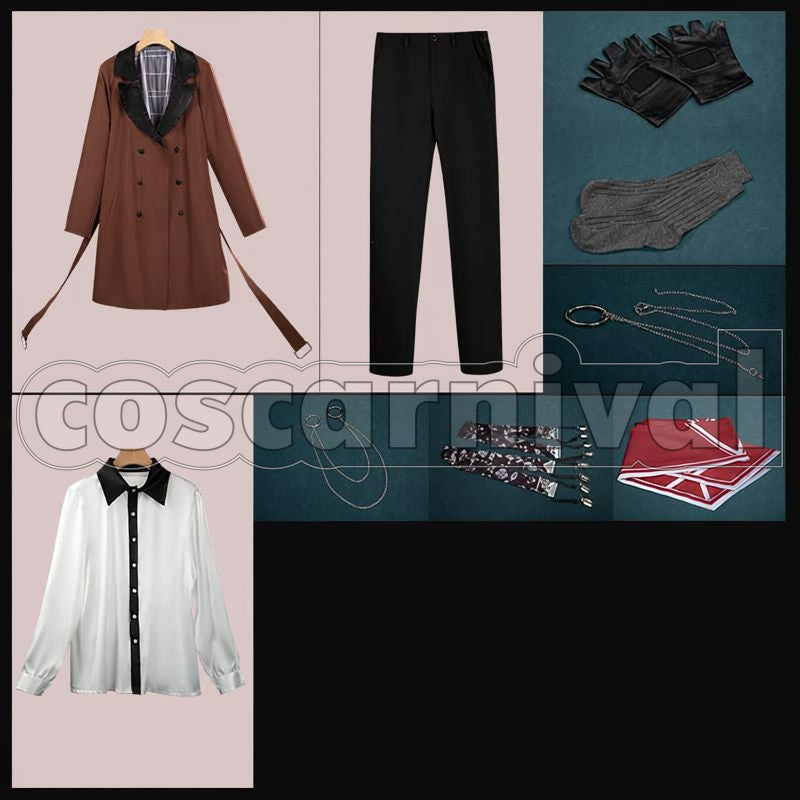 Akina Assistant Outfit Cosplay cosplay costume from NIJISANJI Saegusa, set view