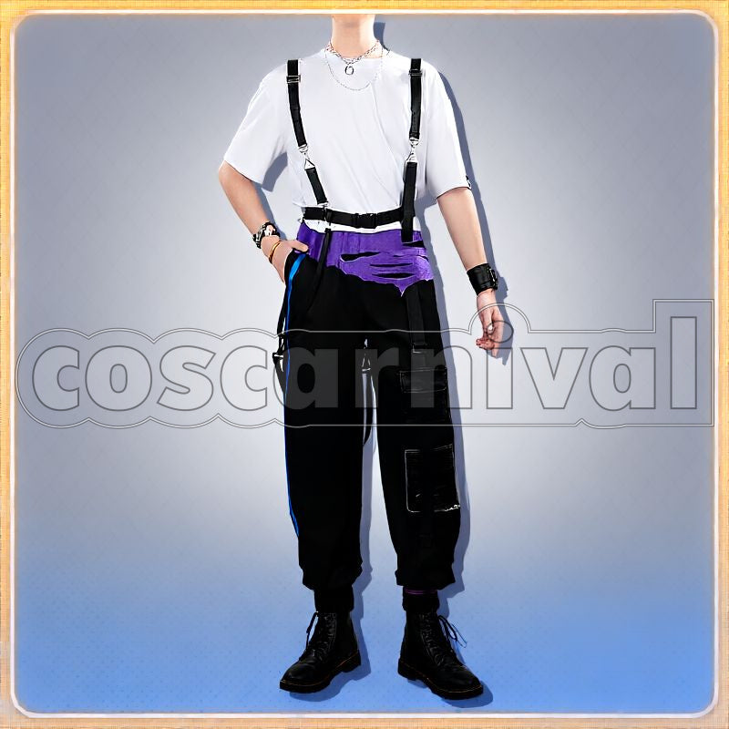 Ness New Outfit Cosplay cosplay costume from Nijisanji Sasaki, front view 4