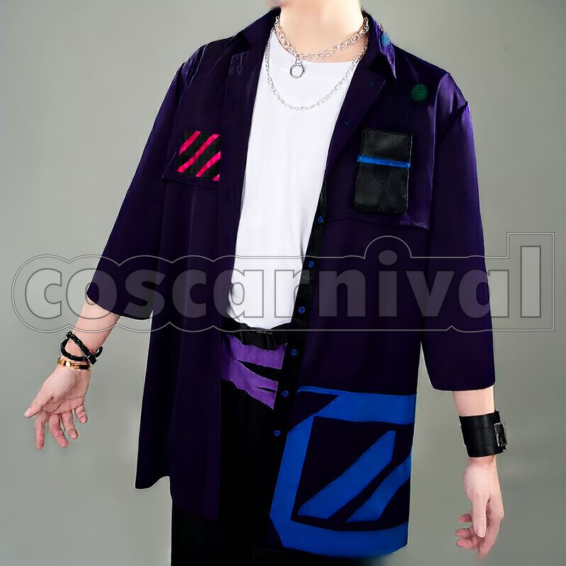 Ness New Outfit Cosplay cosplay costume from Nijisanji Sasaki, detail 2 view 1
