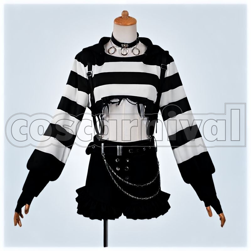 Saku Cellmates Prisoner No. 039 Cosplay cosplay costume from NIJISANJI Sasaki, front view 1