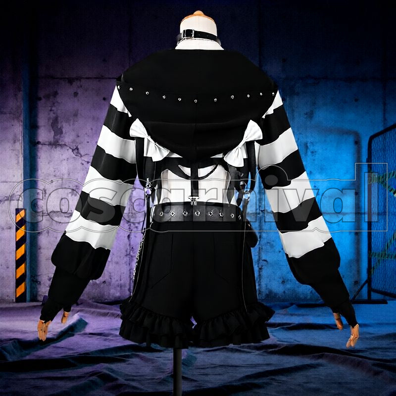 Saku Cellmates Prisoner No. 039 Cosplay cosplay costume from NIJISANJI Sasaki, back view