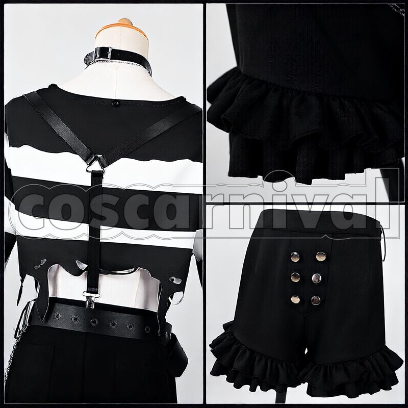 Saku Cellmates Prisoner No. 039 Cosplay cosplay costume from NIJISANJI Sasaki, back view 2
