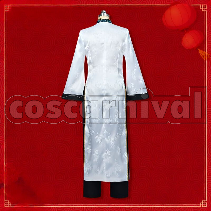 Burgundy New Outfit Cosplay cosplay costume from NIJISANJI Shellin, back view 2