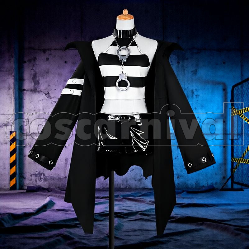 Yuika Cellmates Prisoner No. 417 Cosplay cosplay costume from NIJISANJI Shiina, front view 3