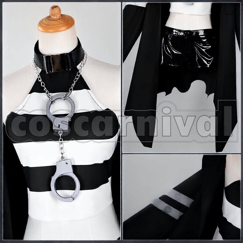 Yuika Cellmates Prisoner No. 417 Cosplay cosplay costume from NIJISANJI Shiina, detail-2