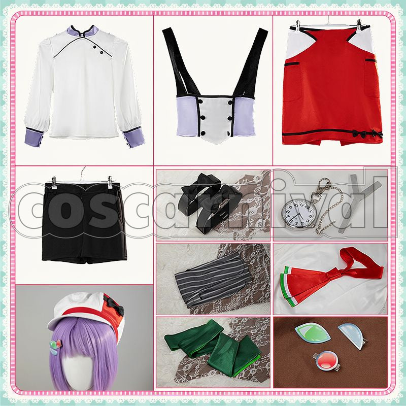 Nanase Suzuna Cosplay cosplay costume from Nijisanji Speciale, set view