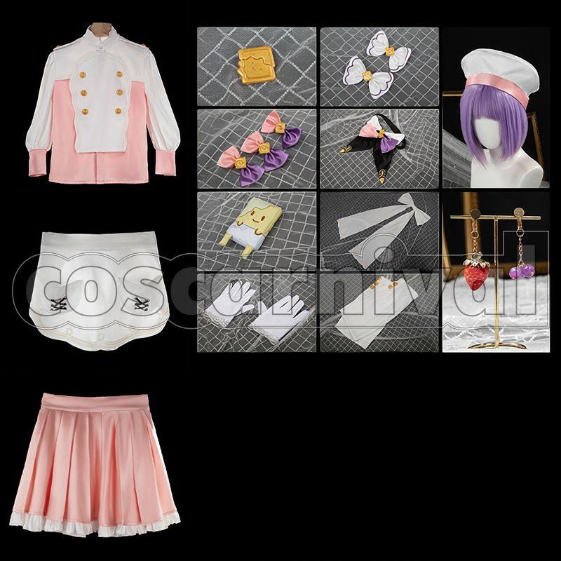Saotome Berry Cosplay cosplay costume from Nijisanji Speciale, set view