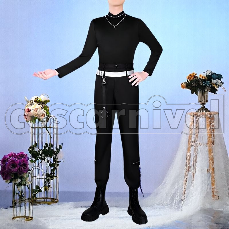 4th Anniversary Shikinagi Akira 3D Outfit Cosplay cosplay costume from Nijisanji VOLTACTION, front view 2