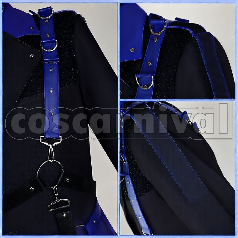 4th Anniversary Shikinagi Akira 3D Outfit Cosplay cosplay costume from Nijisanji VOLTACTION, detail 1 view 2