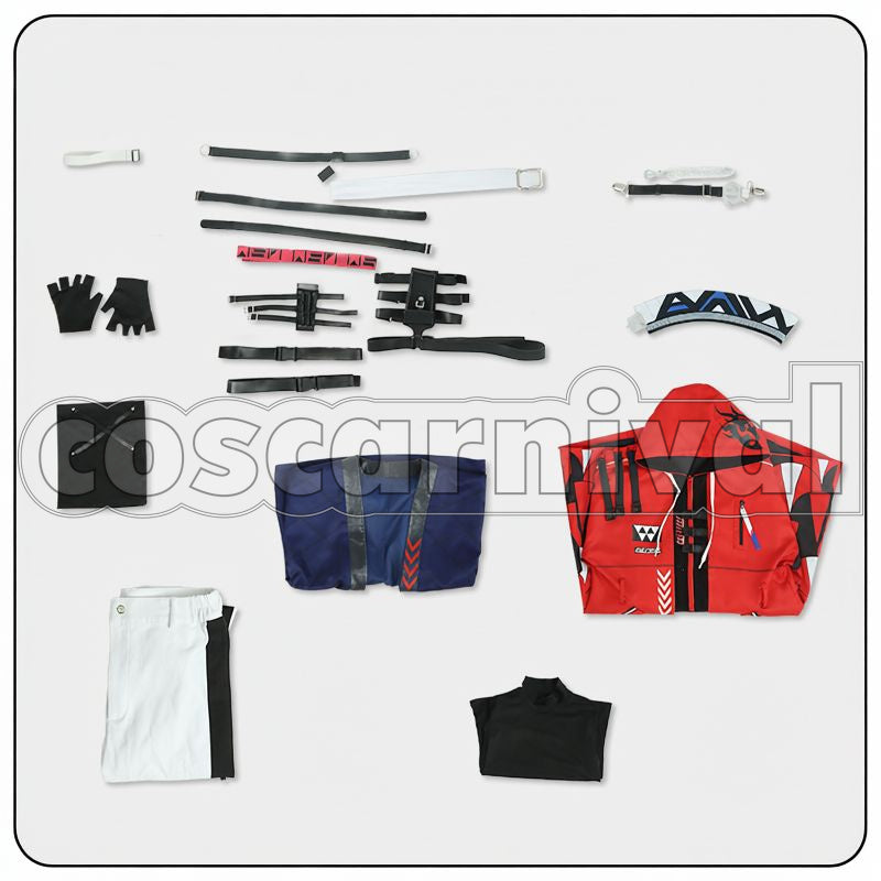 Seraph Dazzlegarden Cosplay cosplay costume from NIJISANJI VOLTACTION, set view