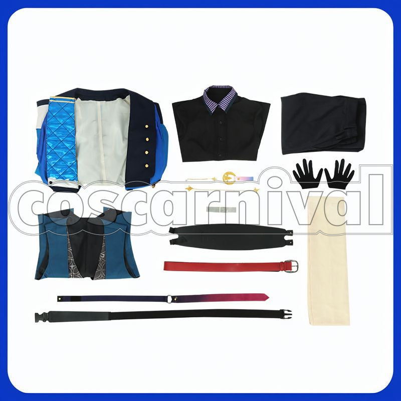 Shikinagi Akira Cosplay cosplay costume from NIJISANJI VOLTACTION, set view