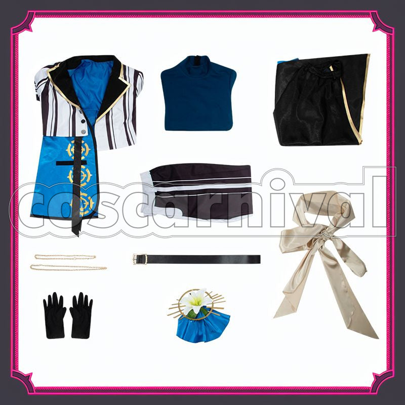 Shikinagi Akira RELOAD!!!! MV Outfit Cosplay cosplay costume from NIJISANJI VOLTACTION, set view