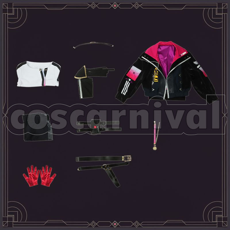 Watarai Hibari Cosplay cosplay costume from NIJISANJI VOLTACTION, set view