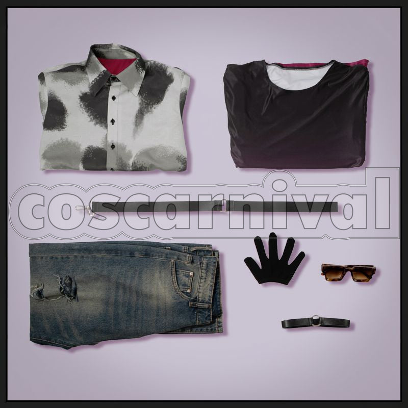 Hibari Band Outfit Cosplay cosplay costume from NIJISANJI Watarai, set view