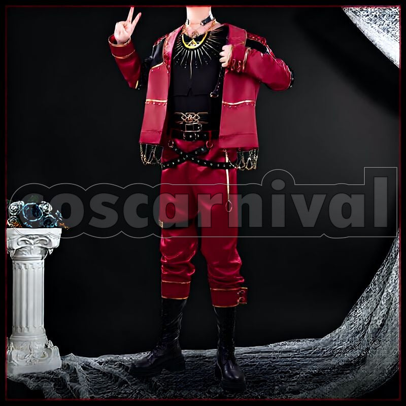 Hibari FUSION LIVE IMPACT Sun Team Merch Outfit Cosplay cosplay costume from NIJISANJI Watarai, front view 2