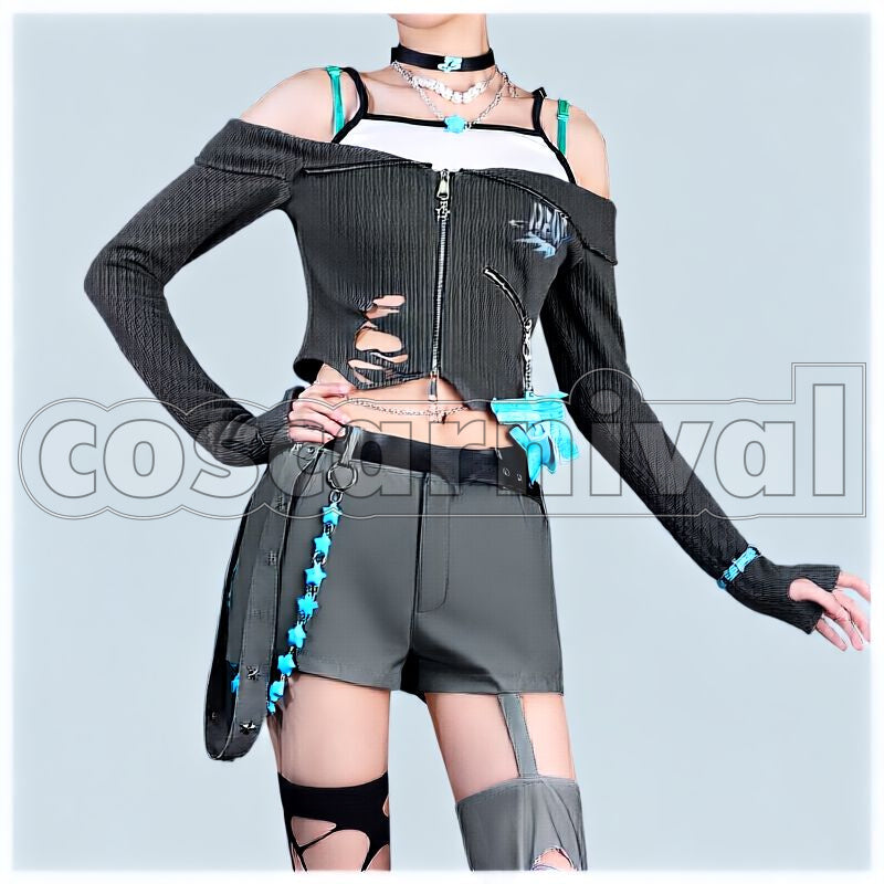 Rei7 Cosplay cosplay costume from Nijisanji Y4T4, front view 1