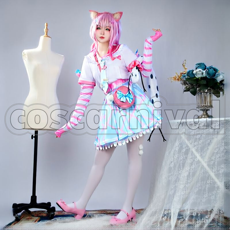 Nari Demon Lord New Outfit Cosplay cosplay costume from NIJISANJI Yang, front view 3
