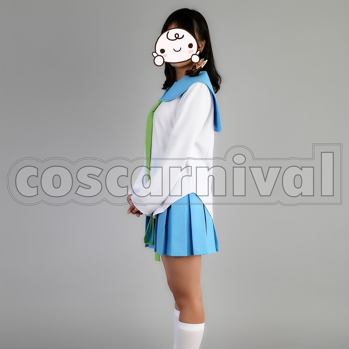Style chan Bonyari High School 1st Year Girls cosplay costume from Nisekoi, side view