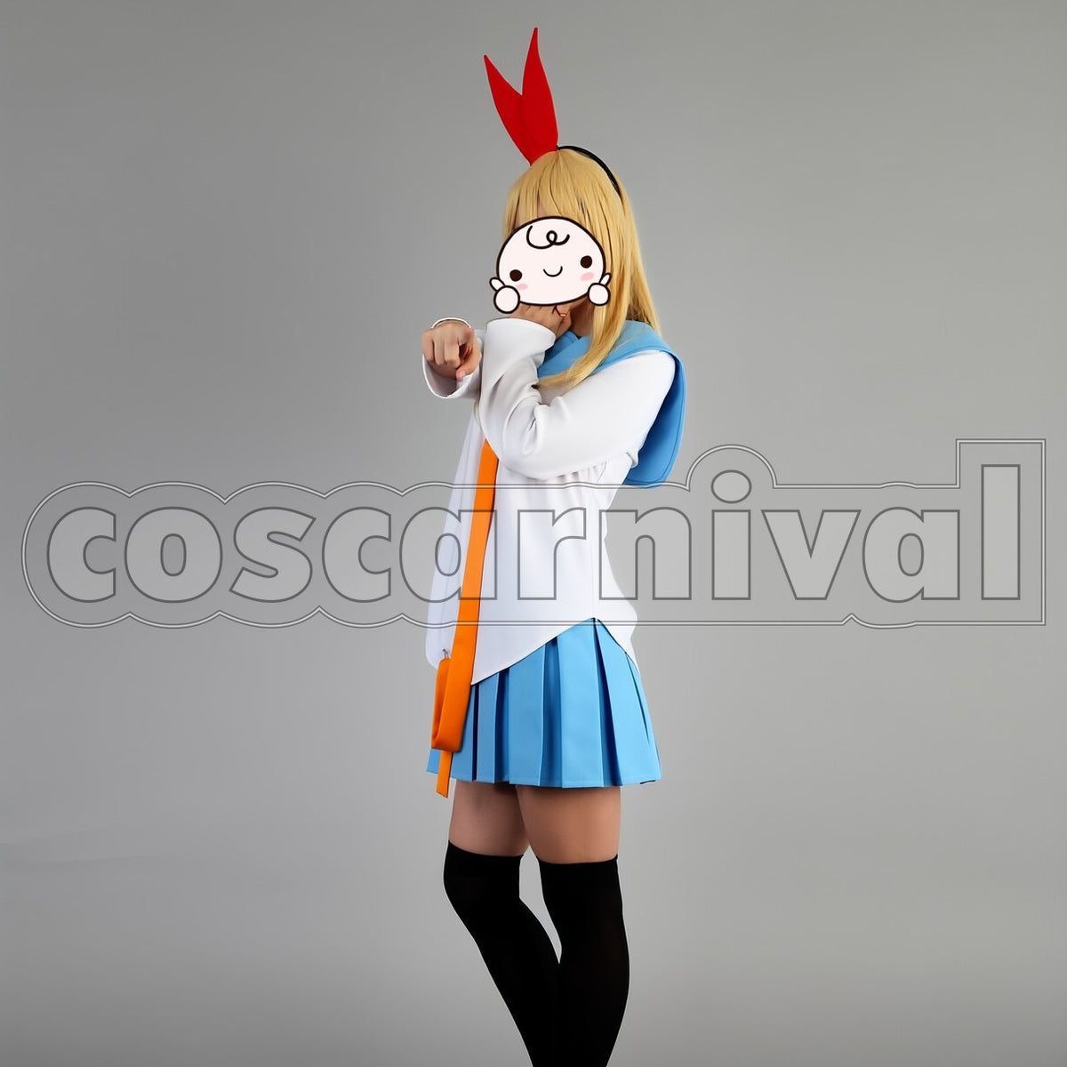 Chitoge Kirisaki Bonyari High School 2nd Year Girls cosplay costume from Nisekoi, side view