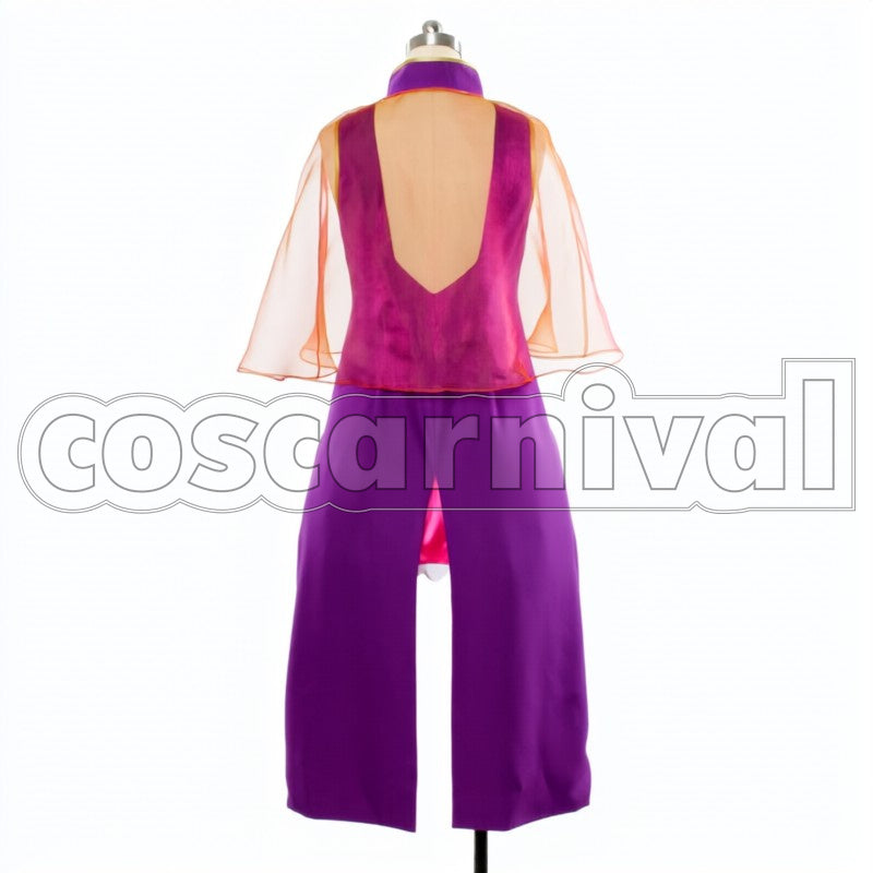 Life Chlammy Zell cosplay costume from No Game No, back view 2