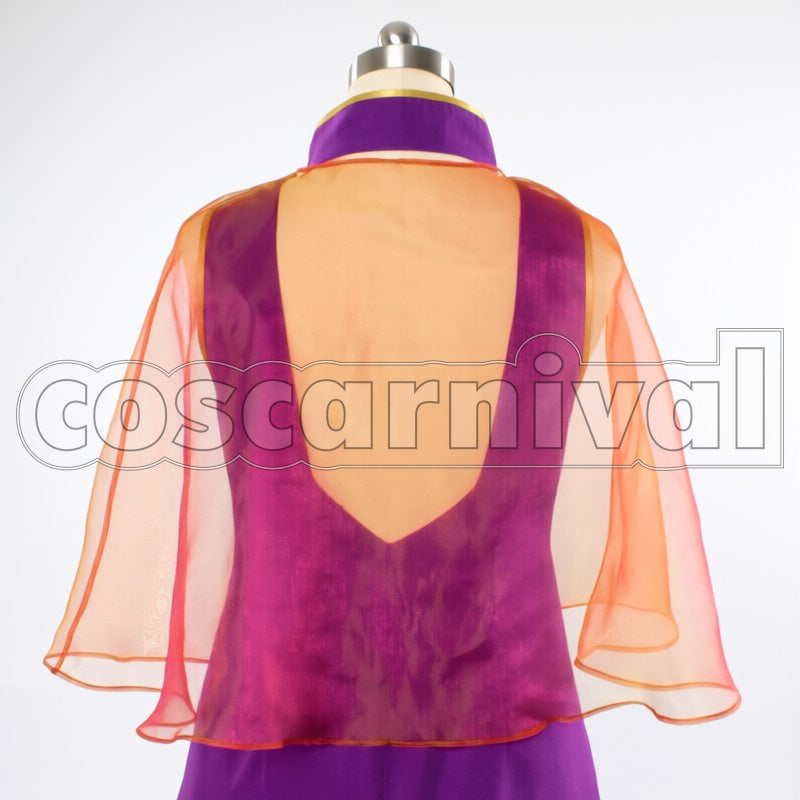 Life Chlammy Zell cosplay costume from No Game No, back view 4