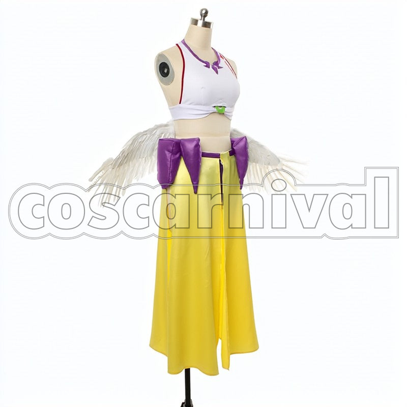 Life Jibril cosplay costume from No Game No, side view 2