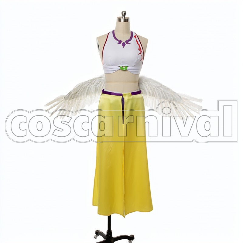 Life Jibril cosplay costume from No Game No, side view