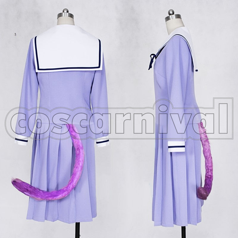 Iki cosplay costume from Noragami Hiyori, back view