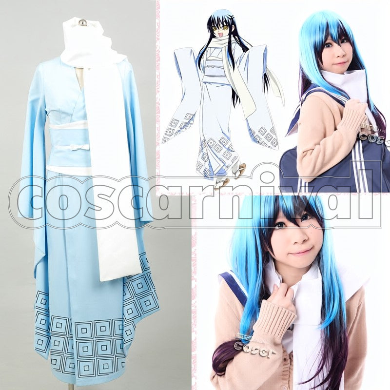 Rise of the Yokai Clan Yuki-onna cosplay costume from Nura:, front view