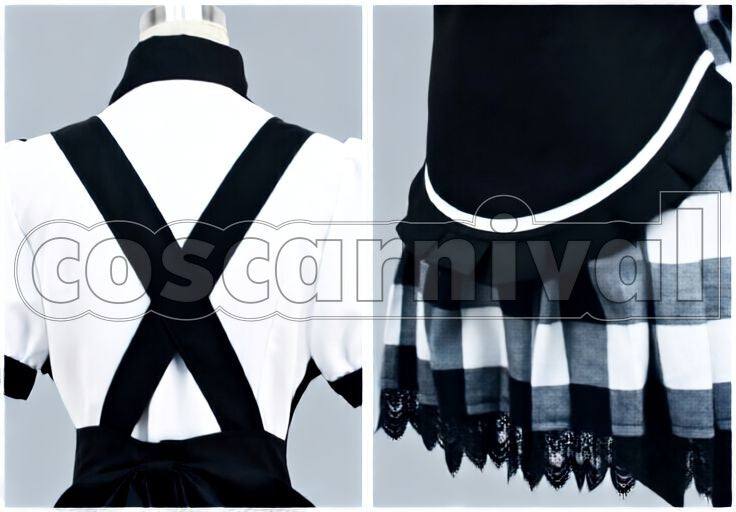 with Love Nyaruko (Nyarlathotep) Cosplay cosplay costume from Nyaruko: Crawling, back view