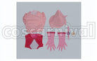 Doremi Harukaze Cosplay cosplay costume from Ojamajo Doremi, set view