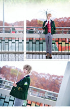 Kisaki Chihiro School Uniform Cosplay cosplay costume from On Air!, front view 1