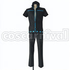 Gold cosplay costume from One Piece Film:, front view