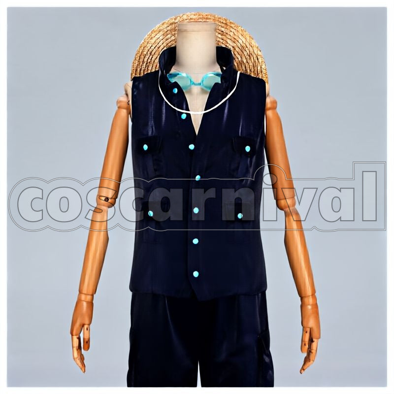 Film: Gold Monkey D. Luffy Cosplay cosplay costume from One Piece, front view 1