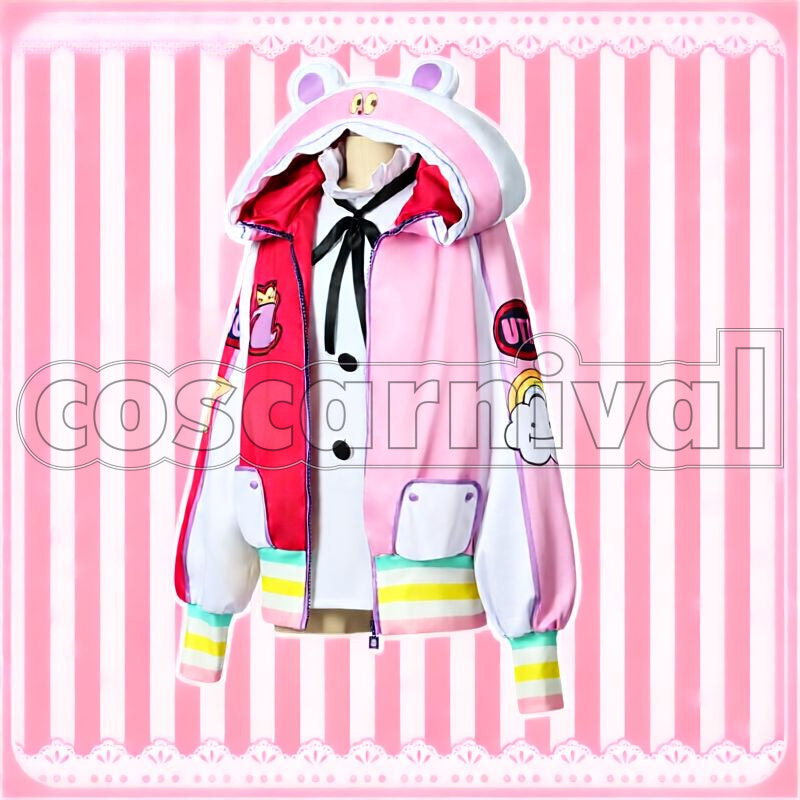 Film: Red Uta Cosplay cosplay costume from One Piece, front view 3